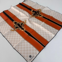Vissona Twill İpek Eşarp Ipk2905-24261 Çok Renkli
