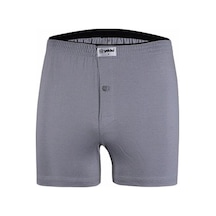 Yıldız 43 Erkek Havlubel Düğmeli Boxer Füme
