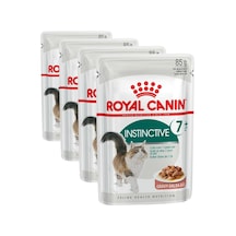 Instinctive 7+ Kedi Yaş Mama, 85 Gr 4 Paketi