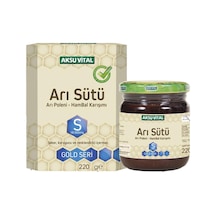 Aksu Vital Gold S 18.000 MG Arı Sütü Arı Poleni Ham Bal Karışımı 220 G