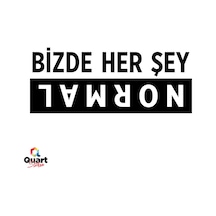 Bizde Her Şey Normal Oto Cam Sticker Araba Sticker