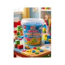 Doğal Kinetik Oyun Kumu 1kg Mavi Mavi