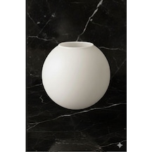 Livora Lighting Beyaz Rengi 15 Cm Glop Fanus Avize Camı Beyaz Beyaz
