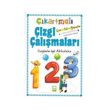 Çizgi Çalışmaları Sayılar Çıkartmalı / Ema Yayınları