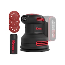 Kress KUD20.9 20V 125 MM Kömürsüz Profesyonel Eksantrik Solo Zımpara