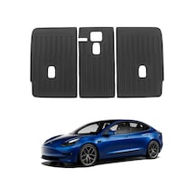 Tesla Model Y Arka Koltuk Kauçuk Paspası Seti , 5 Veya 7 Koltuk İ