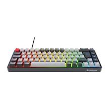 Rampage Yoru Mini Red Swich Q Mekanik Gaming Oyuncu Klavye Gri/siyah
