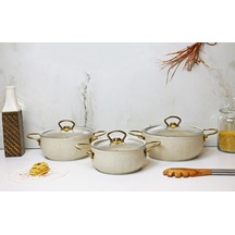 Eco Gold Granit 6 Parça Mini Güveç Set