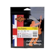 Rotosound Siyah Naylon Teller, Düz Sarılı, Standart Kalınlık Orta 65 75 90 115