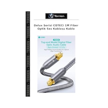 Delux Serisi Coteci 1m Fiber Optik Ses Kablosu Kablo