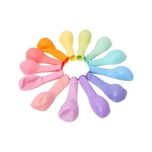 Makaron Zincir Balon Seti Hazır Zincir Balon Aparat + Balon + 100 Makaron Balon Pembe