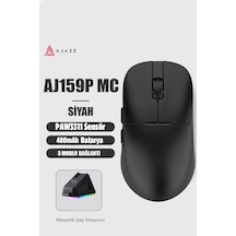 Aj159p Mc 3 Modlu 1000hz 12.000 Dpı Manyetik Şarj İstasyonlu Paw 3311 Optik Sensör Gaming Mouse Diğer