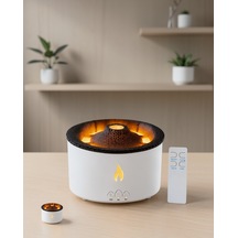 Alev Efektli Buhar Makinesi 360 Ml Nemlendirici