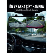 Ayna Carplay Dokunmatik Araç Multimedya Ekranı Ön Arka Kameralı Taba