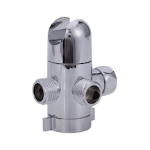 Lebıhmurah Bf981 Quanbu 3 Yollu Su Ayırıcı Üç Delikli El Duş Tutucu Ve Duş Başlığı Duş Kolu 3 Yollu Yön Değiştirici Musluk Krom Gümüş