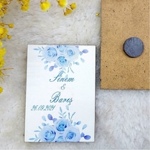 Nikah Hediyelikleri Ahşap Magnet  HDX1(30 Adet)