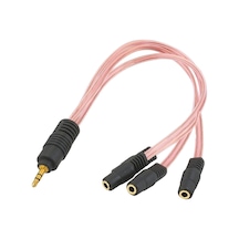 3.5 Mm Stereo Erkek/3 X 3.5 Mm Stereo Dişi 5+1 Kablo 4172
