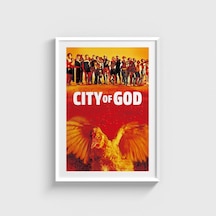 City Of God 2002 Film Posteri Tablo Çerçeveli Poster Duvar Dekorasyonu Beyaz Çerçeveli Tablo Beyaz Çerçeveli Tablo Dn11d271beyaz