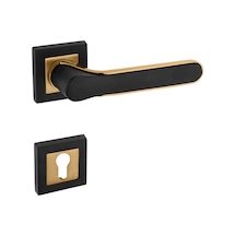 Zirve Siyah Alb. Kare Rozetli Daire Giriş Kapı Kolu Çelik Kapı Kolu Sağ El İle Açılır Tek Yön 1 Adet