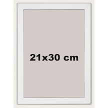 21X30 Beyaz Çerçeve
