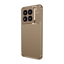 Mi 15 Pro Kılıf Auto Focus Karbon Kapak - Kahverengi Bzsxx00 1