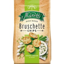 Maretti Bruschette Sour Cream Ekşi Krema Ve Soğanlı Kızartılmış Ekmek Cips 70g
