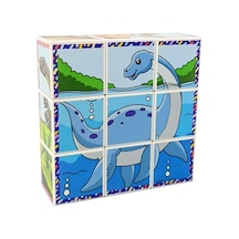 Dinozorlar 3d Manyetik Puzzle Seri 2 - 9 Mıknatıslı Küp 6 Dinazor Yapboz