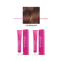 Jenerik 2 Li Set Premium 7.32 Bal Kumral - Kalıcı Krem Saç Boyası 2 X 50 G Tüp