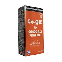 Zade Vital Co-Q10 Omega3 Balik Yaği 1000Mg 30 Yumuşak Kapsül