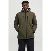 Jack & Jones 12243225-fw Jcopayne Parka Ln Erkek Parka Kaban Yeşil