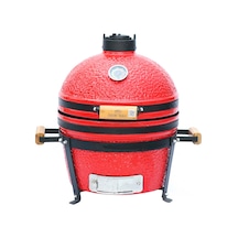 Kamado Seramik Mangal 40 Cm Kırmızı