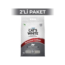 Cat's White Aktif Karbonlu Extra Kedi Kumu 2 x 10 L