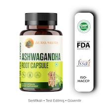 Ashwa/gandha Katkısız Kök Kapsülü 400 Mg, 60 Kapsül