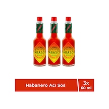 Habanero Acı Biber Sosu 60 Ml X3