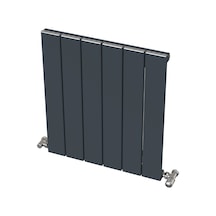 Alüminyum Radyatör 600 X 535 6 Dilim Antrasit Ral7016