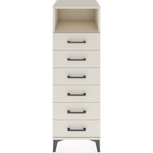 Hyperion Dolap Tek Raflı 6 Çekmeceli 44x44x134 Aytaşı-aytaşı Aytaşı