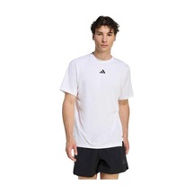 Adidas D4t Essentials Erkek Beyaz Yuvarlak Yaka Tişört Beyaz