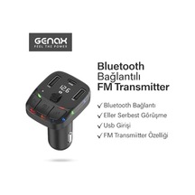 Bluetooth Araç Kiti Fm Transmitter & 30w Hızlı Şarj
