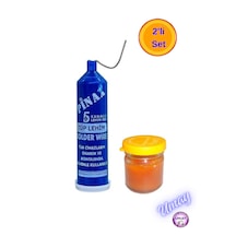 5 Kanallı Lehim Teli Ve Lehim Pastası 2'li Set Tel Capı: 2 Mm 20 Gr