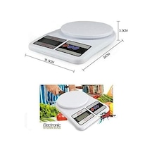 Mutfak Tartısı, Elektronik Hassas Mutfak Terazisi, Tartısı, Dijital Mutfak Tartısı, Mutfak Terazisi, 10 Kg 1 Gr Hassasiyet, Dara Özelliği Enerji Sınıfı A++ Açık Bej
