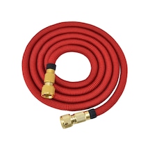 Hangfox 7.5m Geniş Kullanimlı Gergi Özelliği Bronz Bağlantılı Bahçe Su Hortumu - Çiçek Sulama, Araba Yıkama, Çimen Bakımı