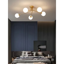 Kaspa Modern Camlı Avize Ra-avz- 3805-61-94 Gold