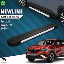 S-dizayn Renault Captur 2 Newline Aluminyum Yan Basamak 183 Cm 20