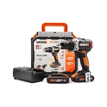 Worx WX175 20 V 2.0Ah Li-ion Çift Akülü Kömürsüz Profesyonel Vidalama