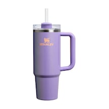 Quencher H2.0 Flowstate Pipetli Termos Bardak 0.89 Litre - Parlak Lila Periwinkle Shimmer Paslanmaz Çelik Çok Renkli