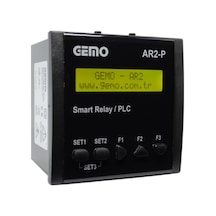 Gemo Ar2-P-24Vdc-10D2A-Rtc- Ar2-A-P-230Vac-10D2A-Rtc Panel Tipi