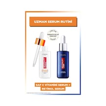L'Oréal Paris Revitalift Clinical %12 Saf C Vitamini Aydınlatıcı Serum & L'Oréal Paris Revitalift Lazer Saf Retinol Gece Serumu pktrvtcvtrtnlsrm-9575