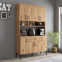 Tanmob Mdl0402 Alt Üst Çok Amaçlı Dolap 8 Kapaklı Çekmeceli Raflı Tanmob Mdl0402 Alt Üst Çok Amaçlı Dolap 8 Kapaklı Çekmeceli Raflı