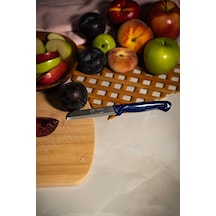 Solingen Simli Meyve Bıçağı Mavi Saplı, 18,5 Cm, Paslanmaz Alman Çeliği Tekli -127 Mavi