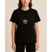 Hugo Boss Buttercup Baskılı T-shirt Siyah